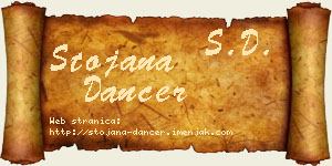 Stojana Dancer vizit kartica